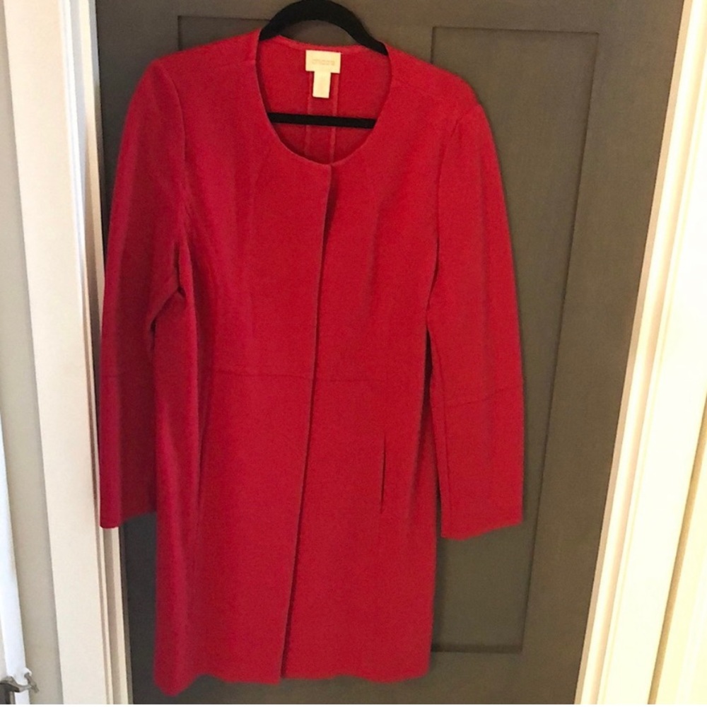 Beautiful red dress jacket from Chico’s